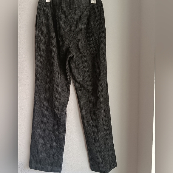 SANCTUARY Evereve Chcarcoal Plaid Soho Trouser Pant - Picture 7 of 8
